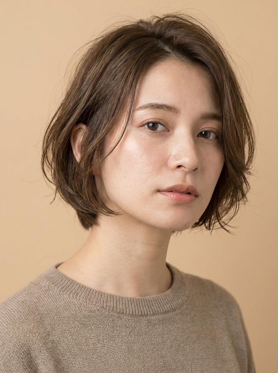 Kurzer Stufenbob – moderne Frisur für kurze Haare
